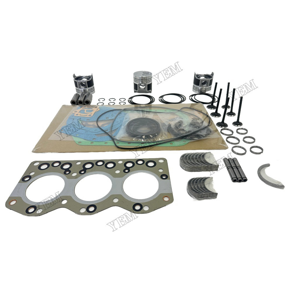 For Isuzu 3AE1 Overhaul Kit Repair Part Engine Piston Ring Gasket Bearing