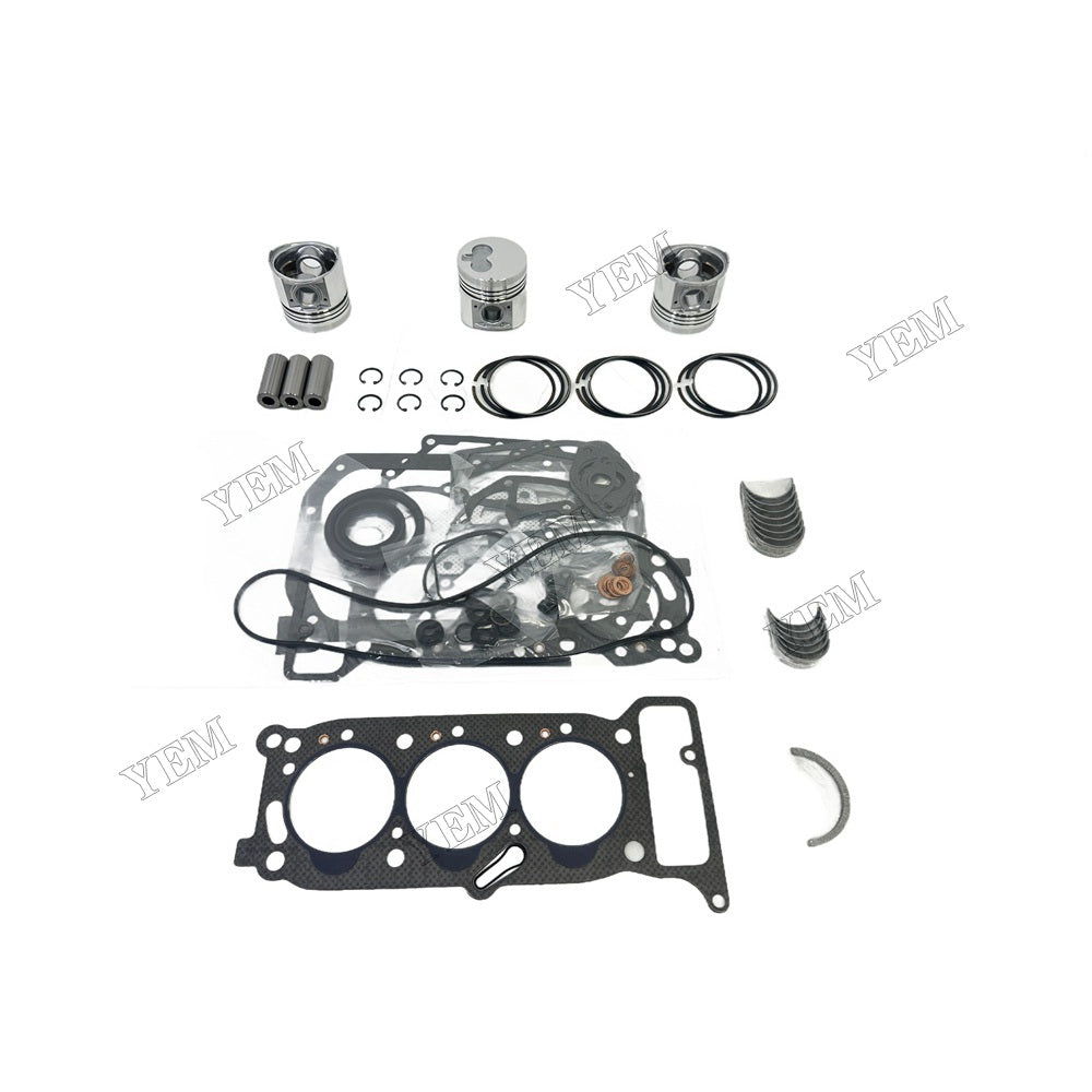 For Isuzu 3KR1 Overhaul Re-ring Kit Engine Part Engine Piston Ring Gasket