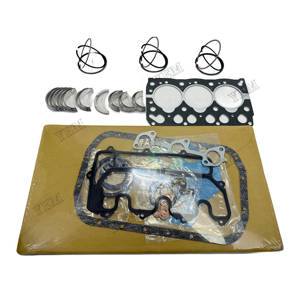 3LB1 Overhaul Re-ring Kit For Isuzu Engine Piston Ring Gasket Bearing