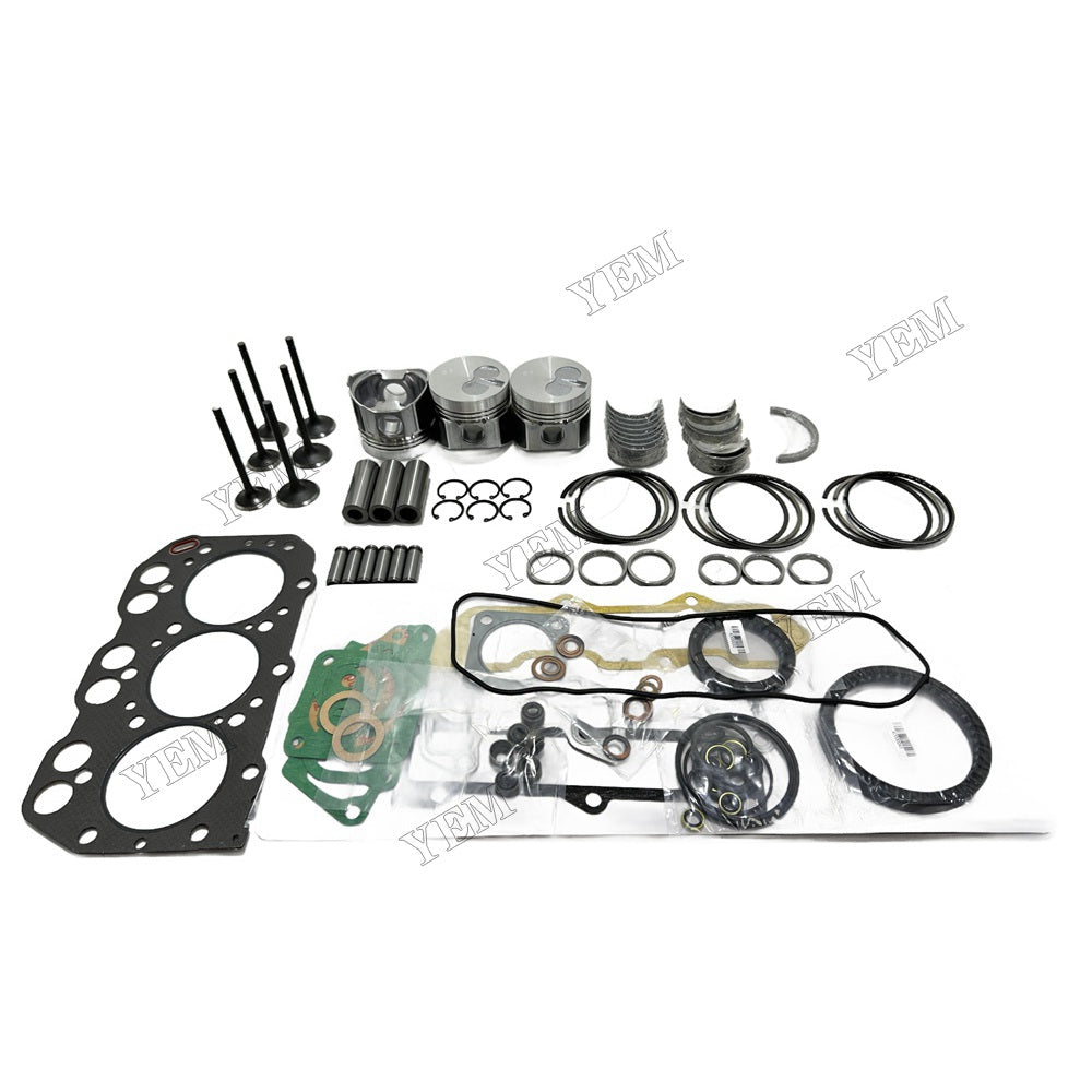 3YM20 Overhaul Gasket Kit For Yanmar Engine Piston Ring Gasket Bearing