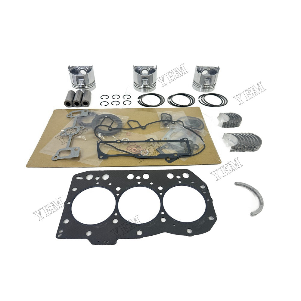 For Yanmar 3TNC80 Overhaul Re-ring Kit Repair Part Gasket Piston Set