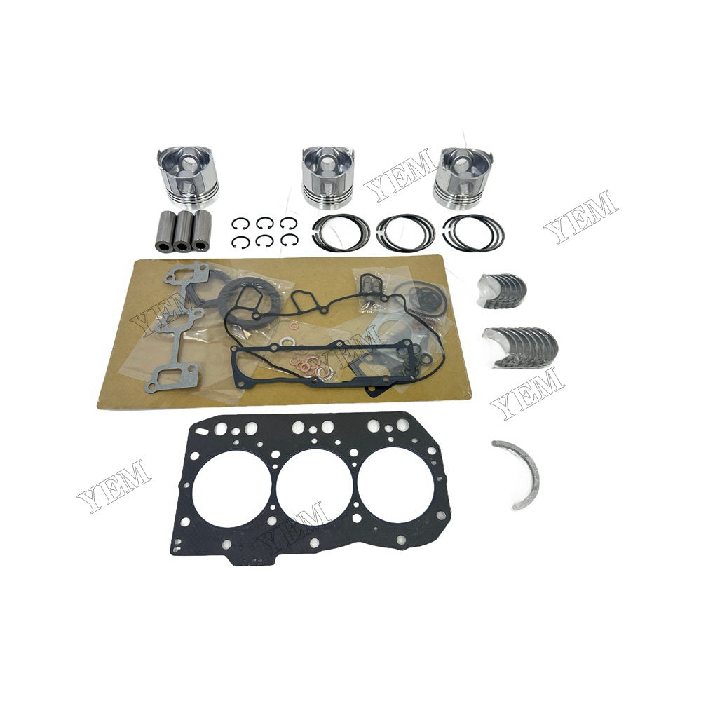 For Yanmar 3TNC80 Overhaul Re-ring Kit Repair Part Gasket Piston Set