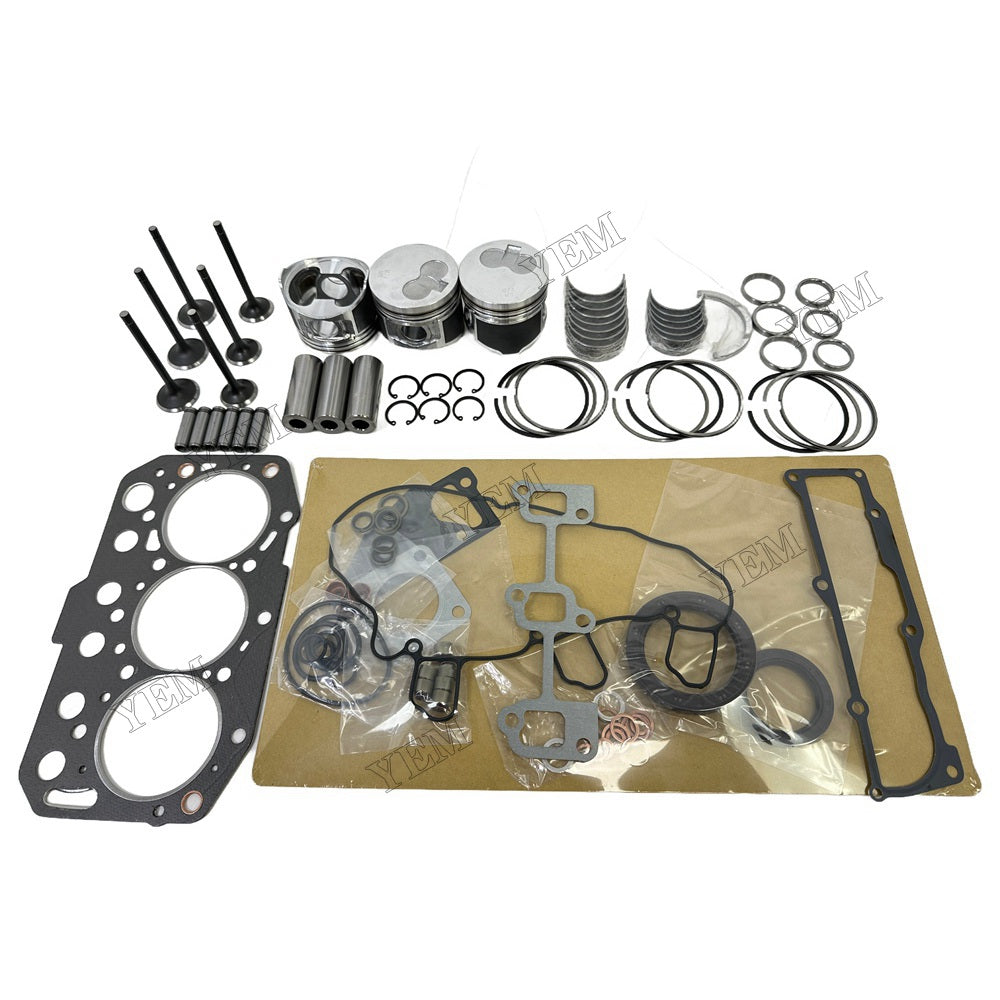 3TNM74 Overhaul Rebuild Kit For Yanmar Engine Piston Ring Gasket Bearing