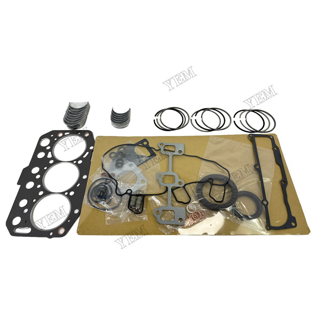 For Yanmar 3TNM74 Overhaul Re-ring Kit Repair Part Gasket Piston Set
