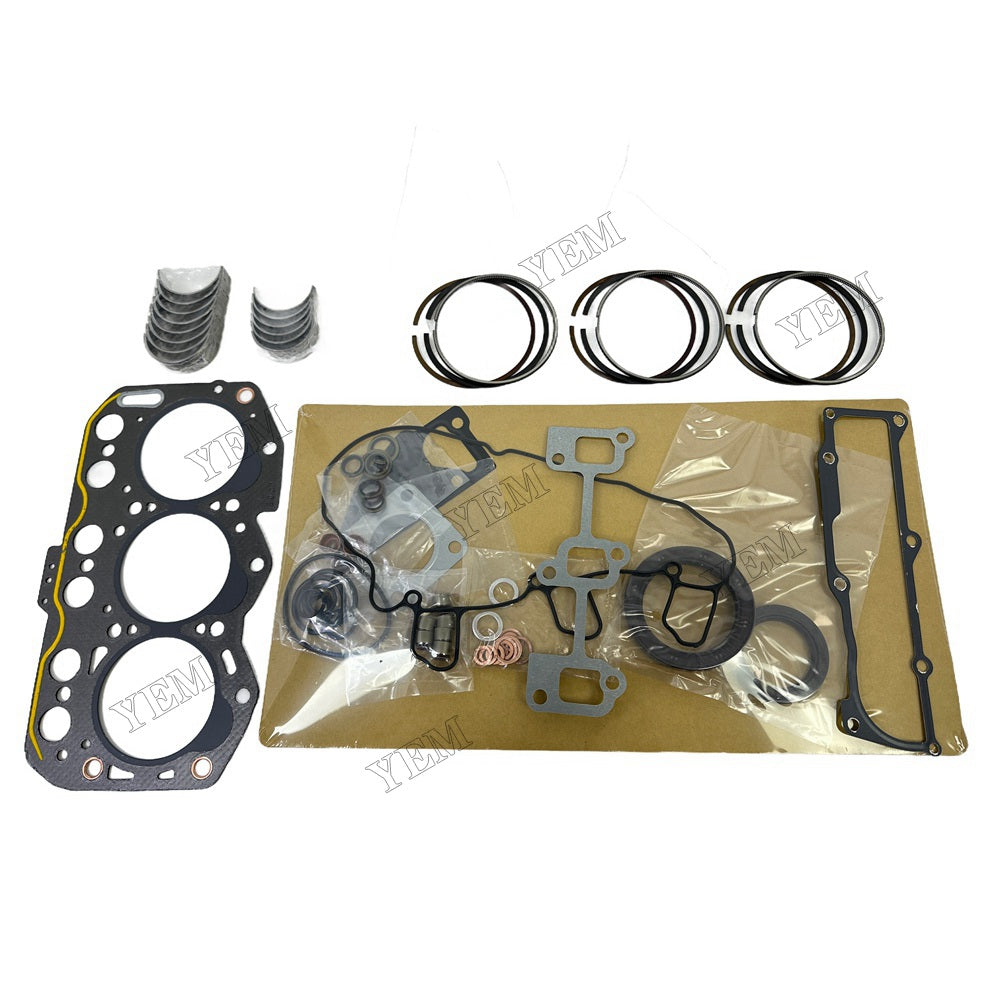 3TNV76 Overhaul Re-ring Kit For Yanmar Engine Kit Engine Piston Ring Gasket