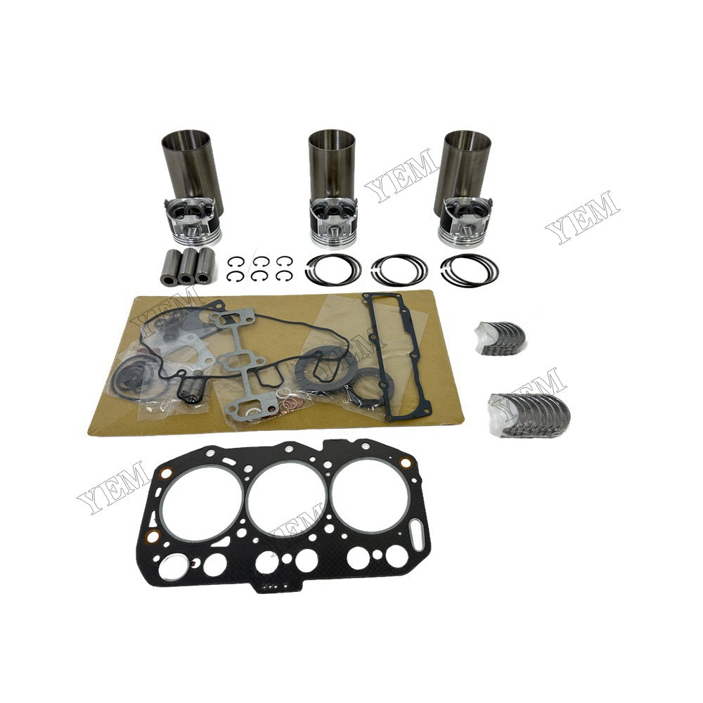 3TNV80 Overhaul Rebuild Kit For Yanmar Engine Kit Gasket Piston Set