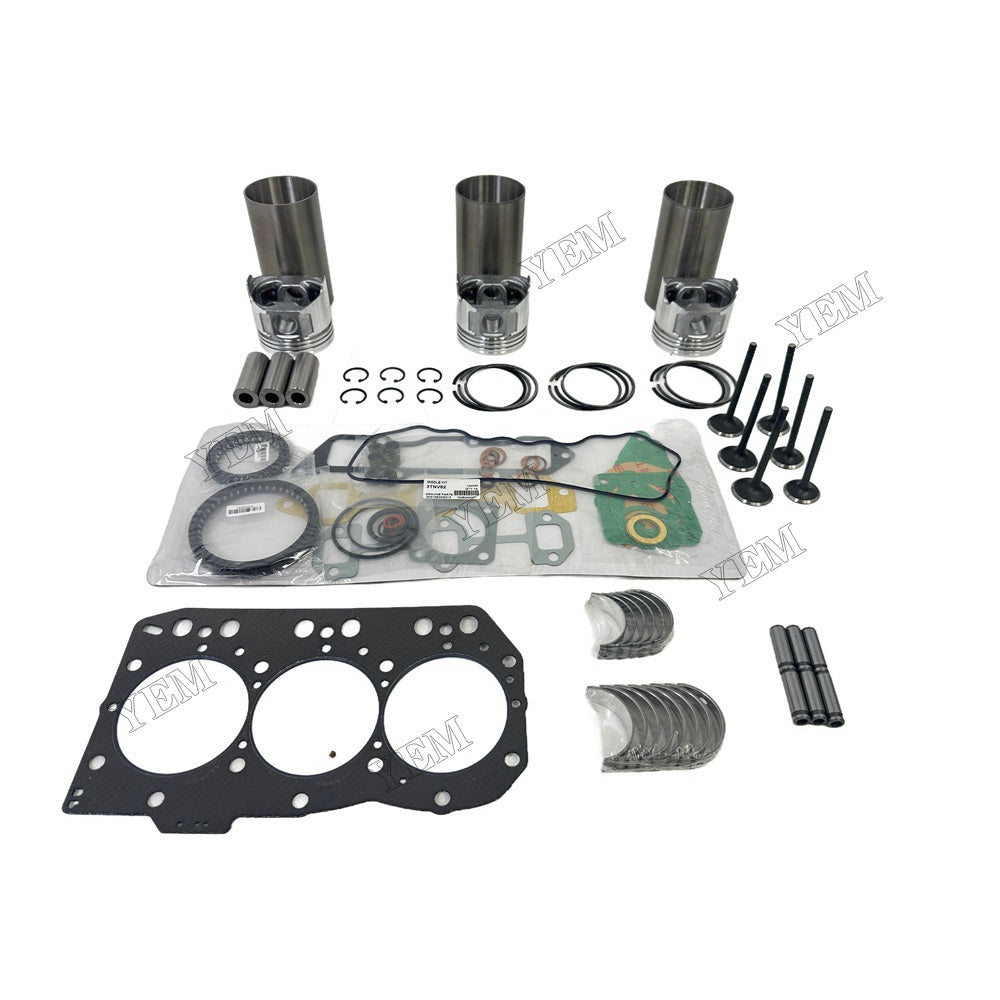 3TNV82A Engine Overhaul Repair Kit For Yanmar Engine Piston Ring Gasket Bearing