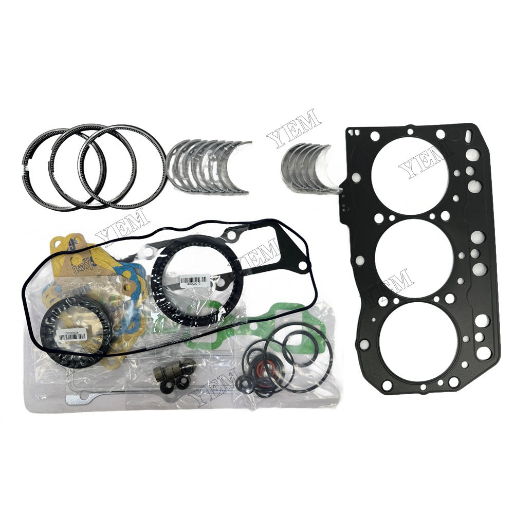 3TNV82A Overhaul Re-ring Kit For Yanmar Engine Kit Piston Ring Gasket Bearing
