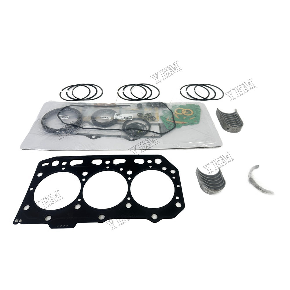For Yanmar 3TNE88 Overhaul Re-ring Kit Repair Part Engine Piston Ring Gasket