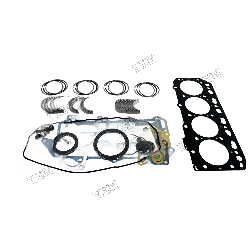 For Komatsu 4D84E-3 Overhaul Re-ring Kit Engine Part Piston Ring Gasket Bearing