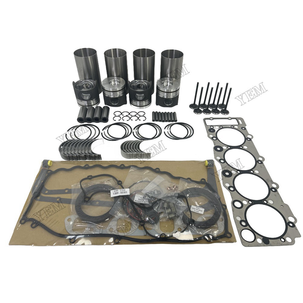 4HE1 Engine Rebuild Kit For Isuzu Engine Kit Engine Piston Ring Gasket Bearing