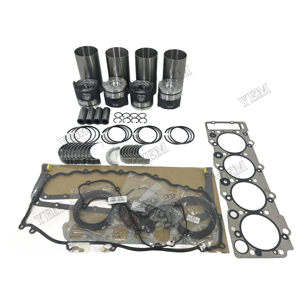 For Isuzu 4HE1 Overhaul Rebuild Kit Repair Part Engine Piston Ring Gasket