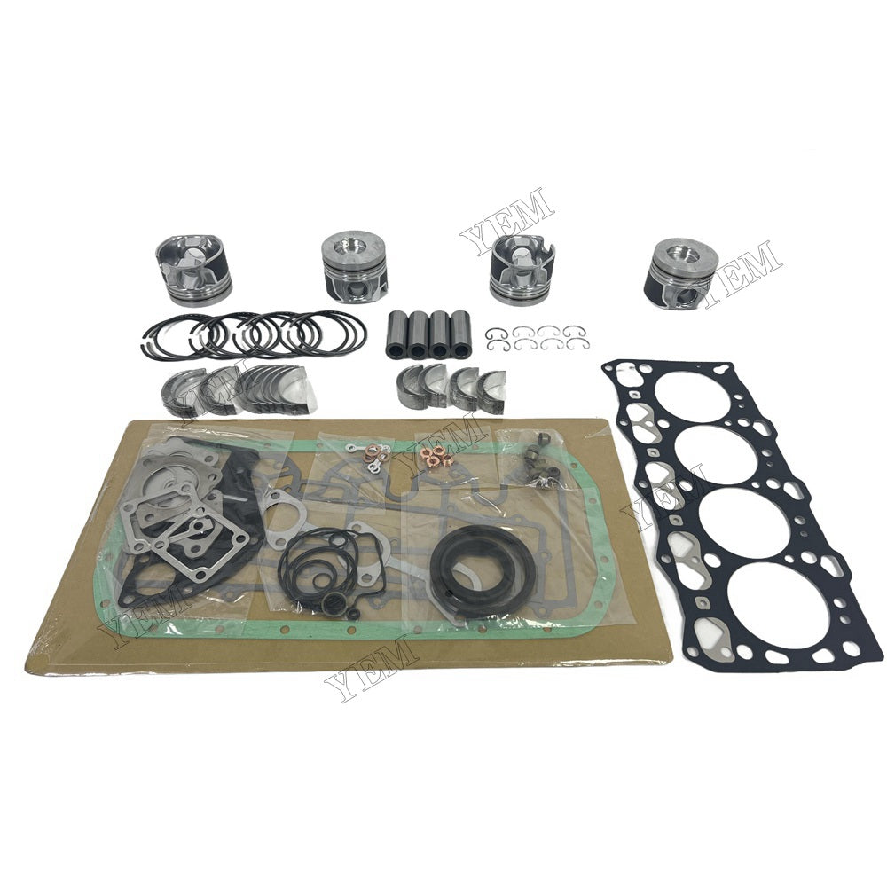 For Isuzu 4LE2-CR Overhaul Rebuild Kit Repair Part Gasket Piston Set