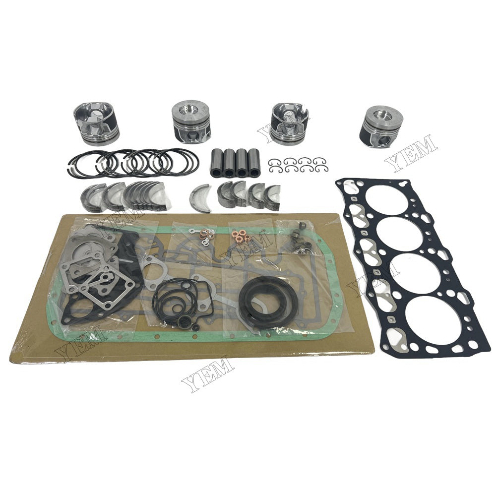 For Isuzu 4LE2-CR Overhaul Re-ring Kit Engine Part Engine Piston Ring Gasket