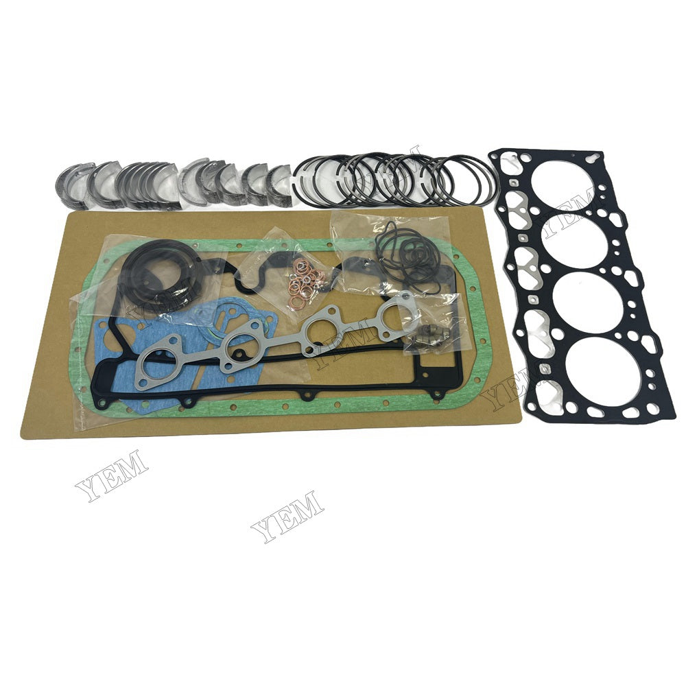 For Isuzu 4LE2-DI Overhaul Re-ring Kit Repair Part Gasket Piston Set