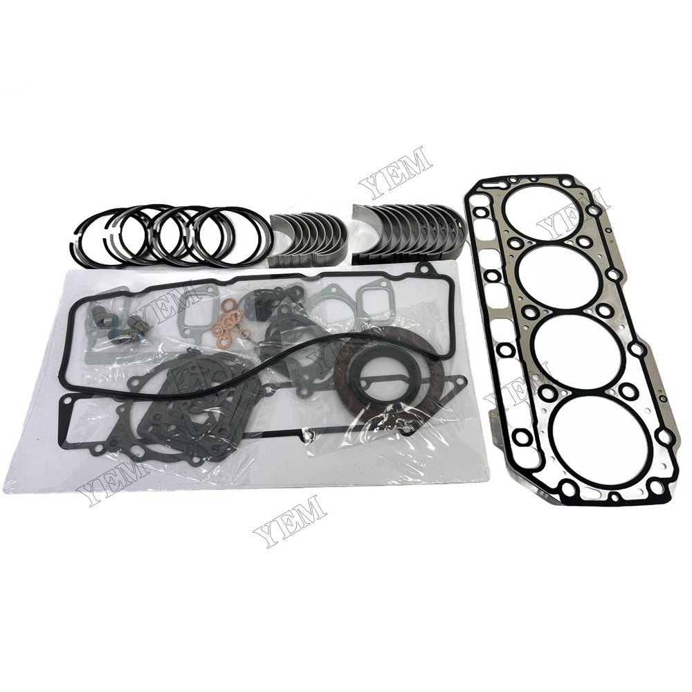 4D106 Overhaul Re-ring Kit For Komatsu Engine Piston Ring Gasket Bearing