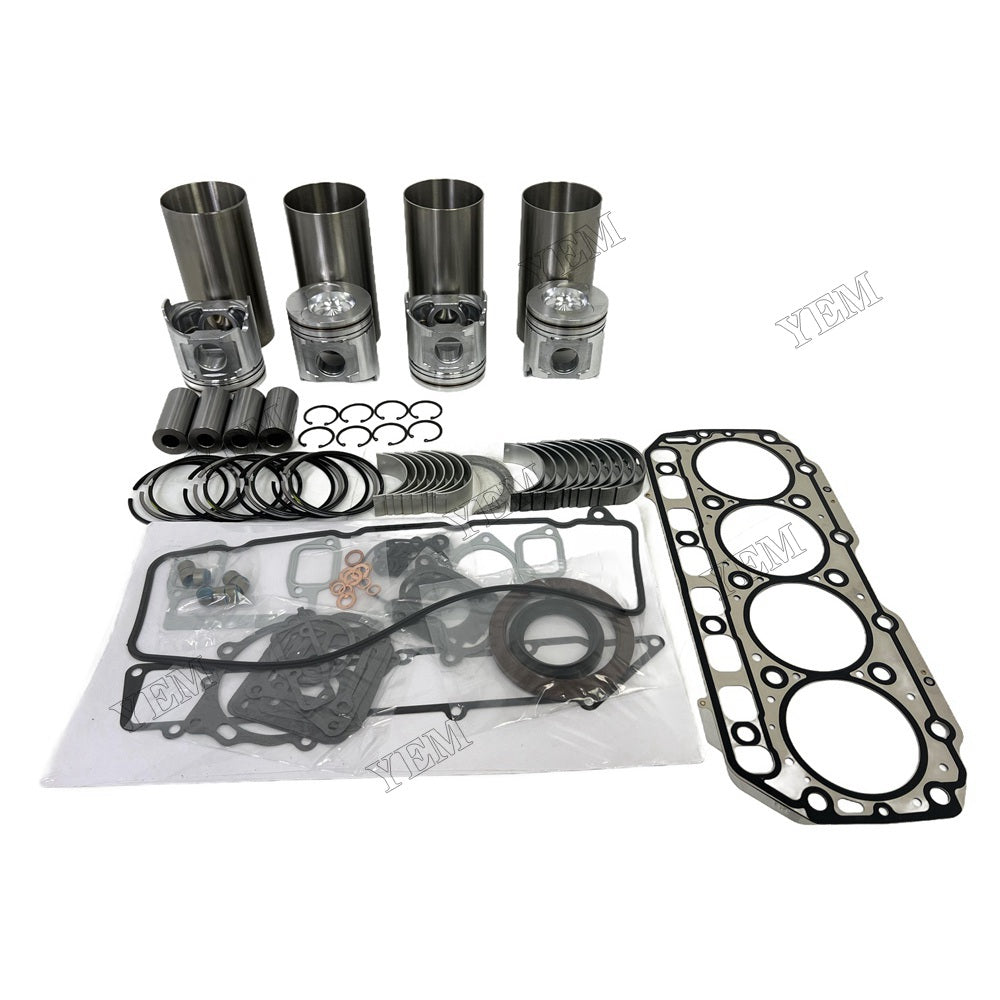For Komatsu 4D106 Engine Rebuild Kit Repair Part Piston Ring Gasket Bearing