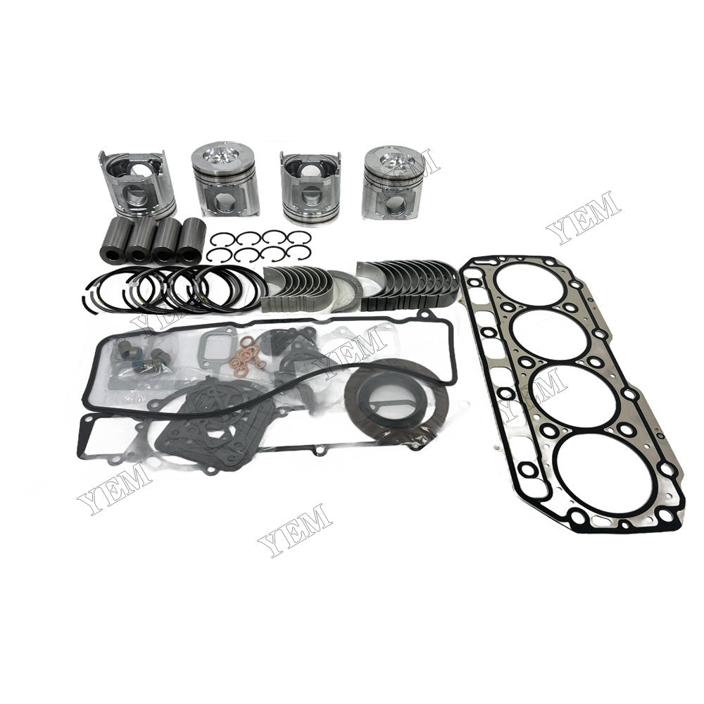 For Komatsu 4D106 Overhaul Re-ring Kit Repair Part Gasket Piston Set