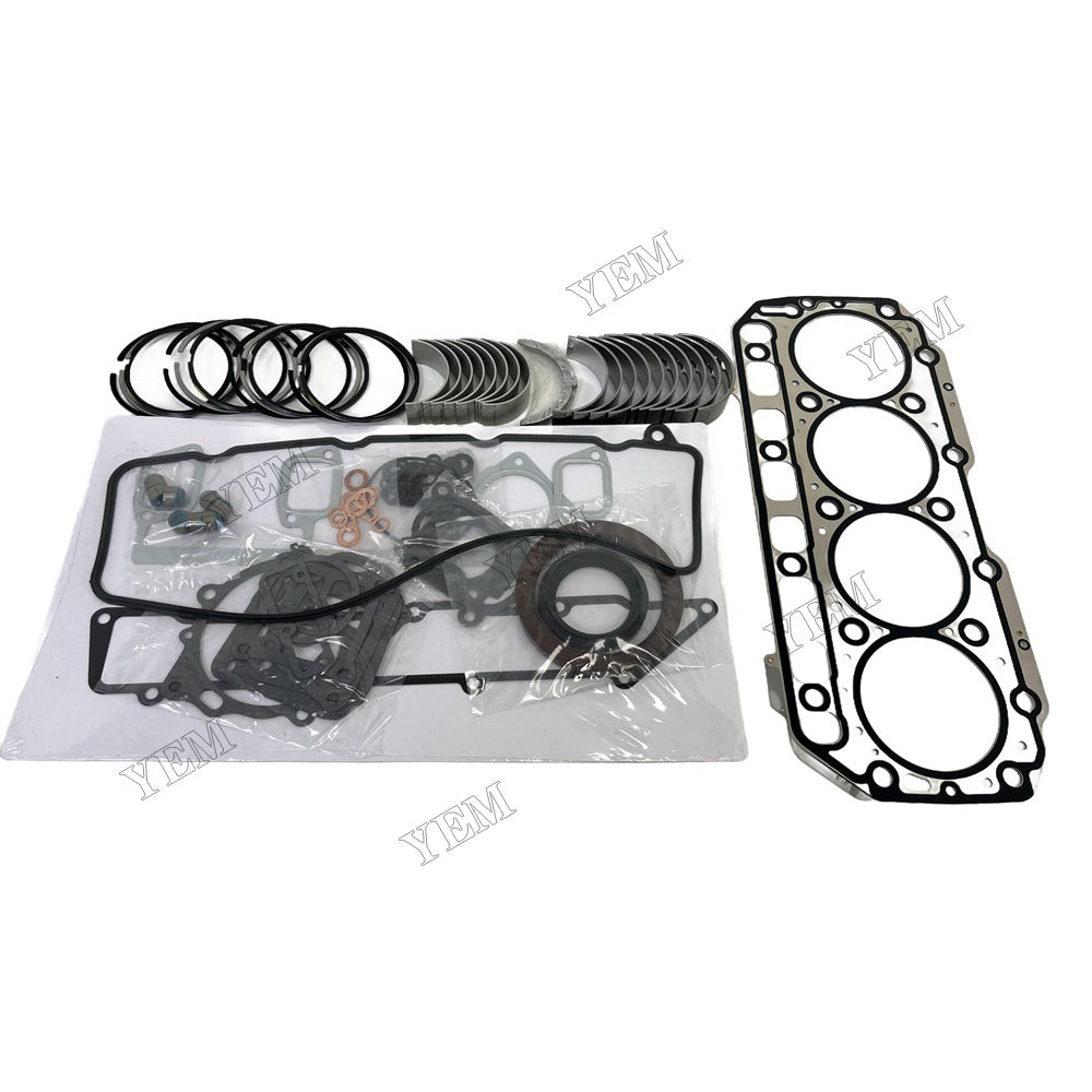4D106 Overhaul Re-ring Kit For Komatsu Engine Piston Ring Gasket Bearing
