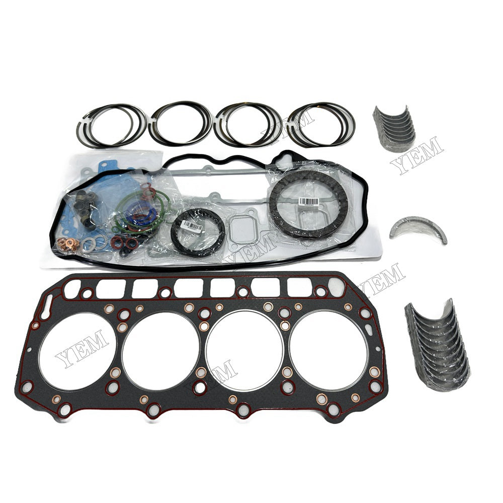 4TNE92 Overhaul Re-ring Kit For Yanmar Engine Kit Engine Piston Ring Gasket