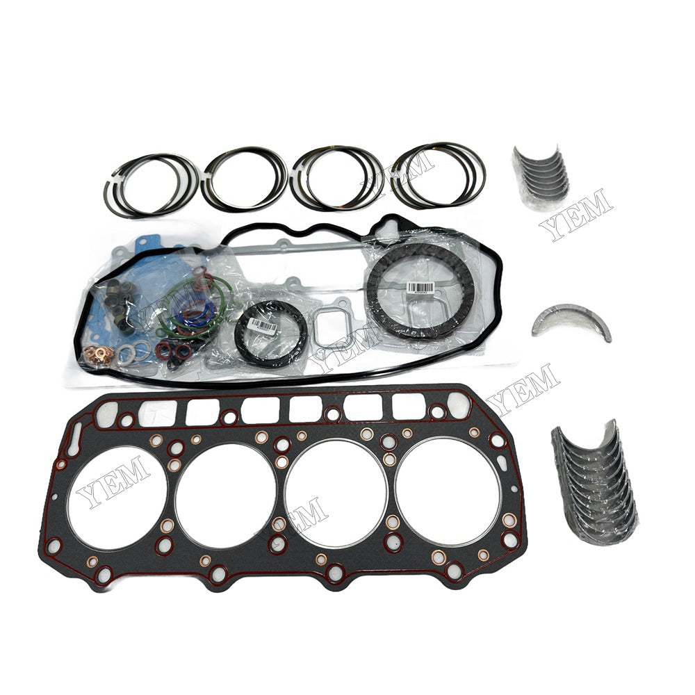 4TNE92 Overhaul Re-ring Kit For Yanmar Engine Kit Engine Piston Ring Gasket