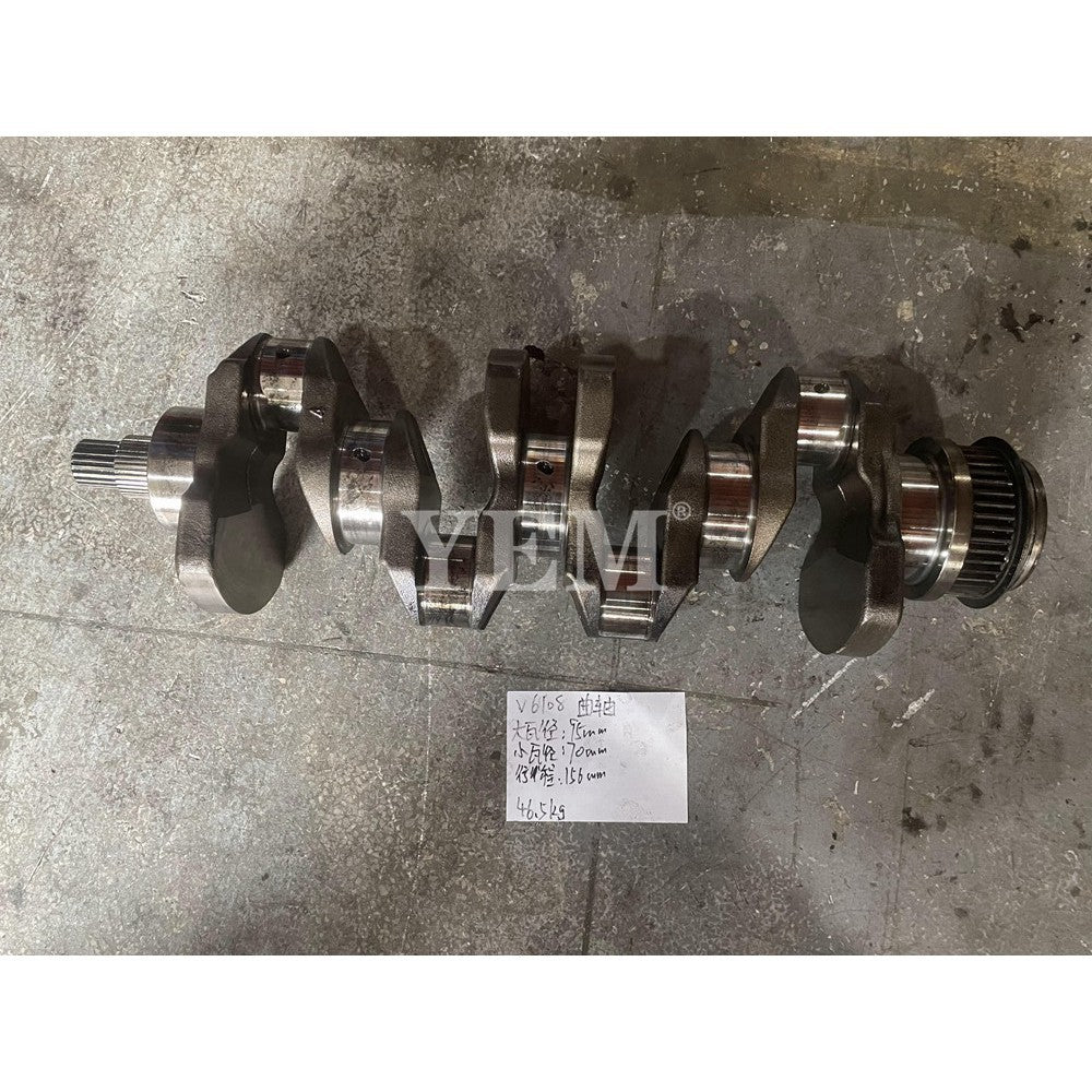 Crankshaft 1G410-23010 For Kubota V6108 Engine