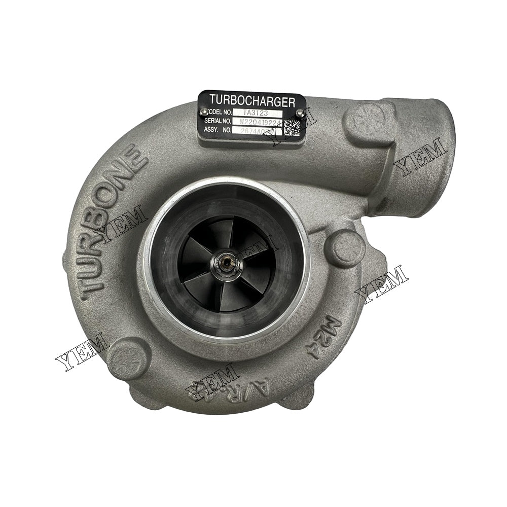 Turbocharger 2674A076 W220419224 TA3123 For Perkins 1004-4T Engine
