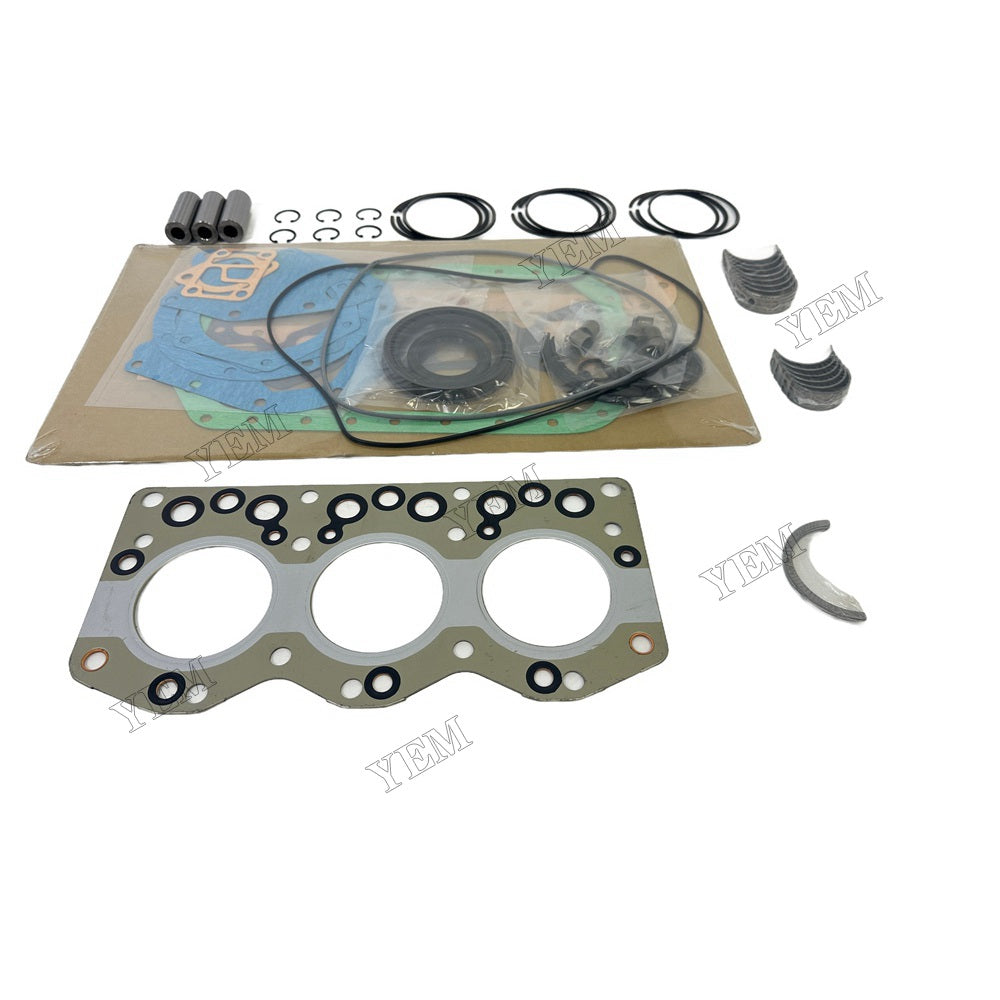 For Isuzu 3AE1 Overhaul Re-ring Kit Engine Part Gasket Piston Set