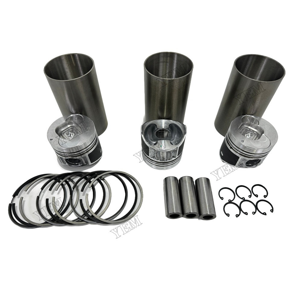 For Isuzu 3KC1 Cylinder Liner Kit Repair Part Engine Rebuild Kit