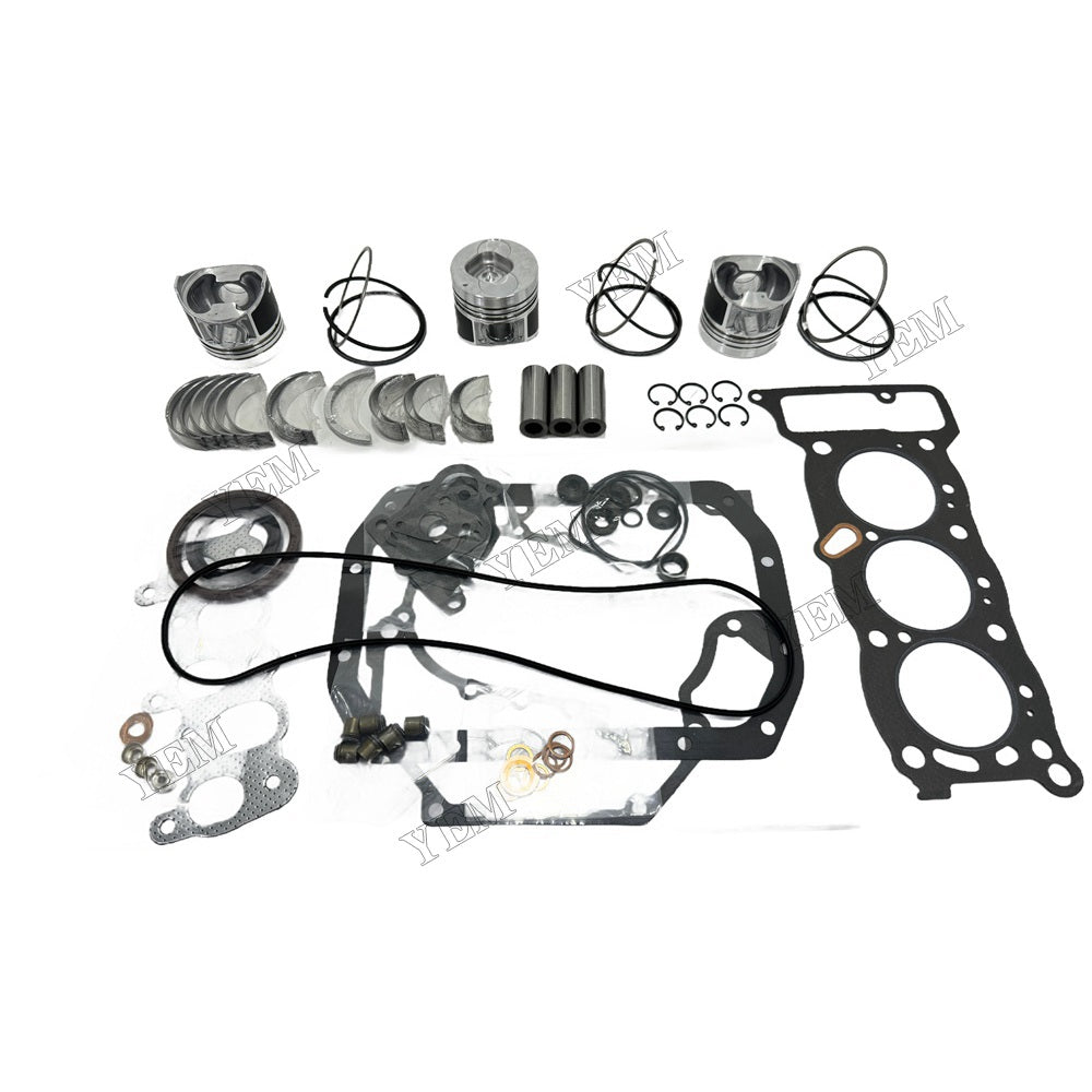 For Isuzu 3KC1 Overhaul Re-ring Kit Repair Part Gasket Piston Set
