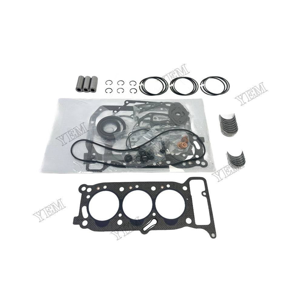 3KR1 Overhaul Re-ring Kit For Isuzu Engine Piston Ring Gasket Bearing