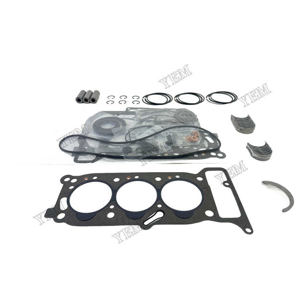 For Isuzu 3KR1 Overhaul Re-ring Kit Repair Part Gasket Piston Set