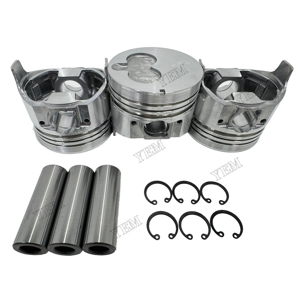 For Isuzu 3LB1 Piston Kit W/ Ring Repair Part Engine Repair Kit