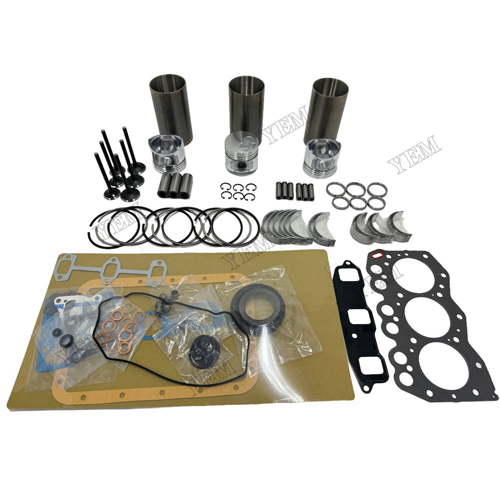 For Yanmar 3TN66 Overhaul Rebuild Kit Engine Part Engine Piston Ring Gasket