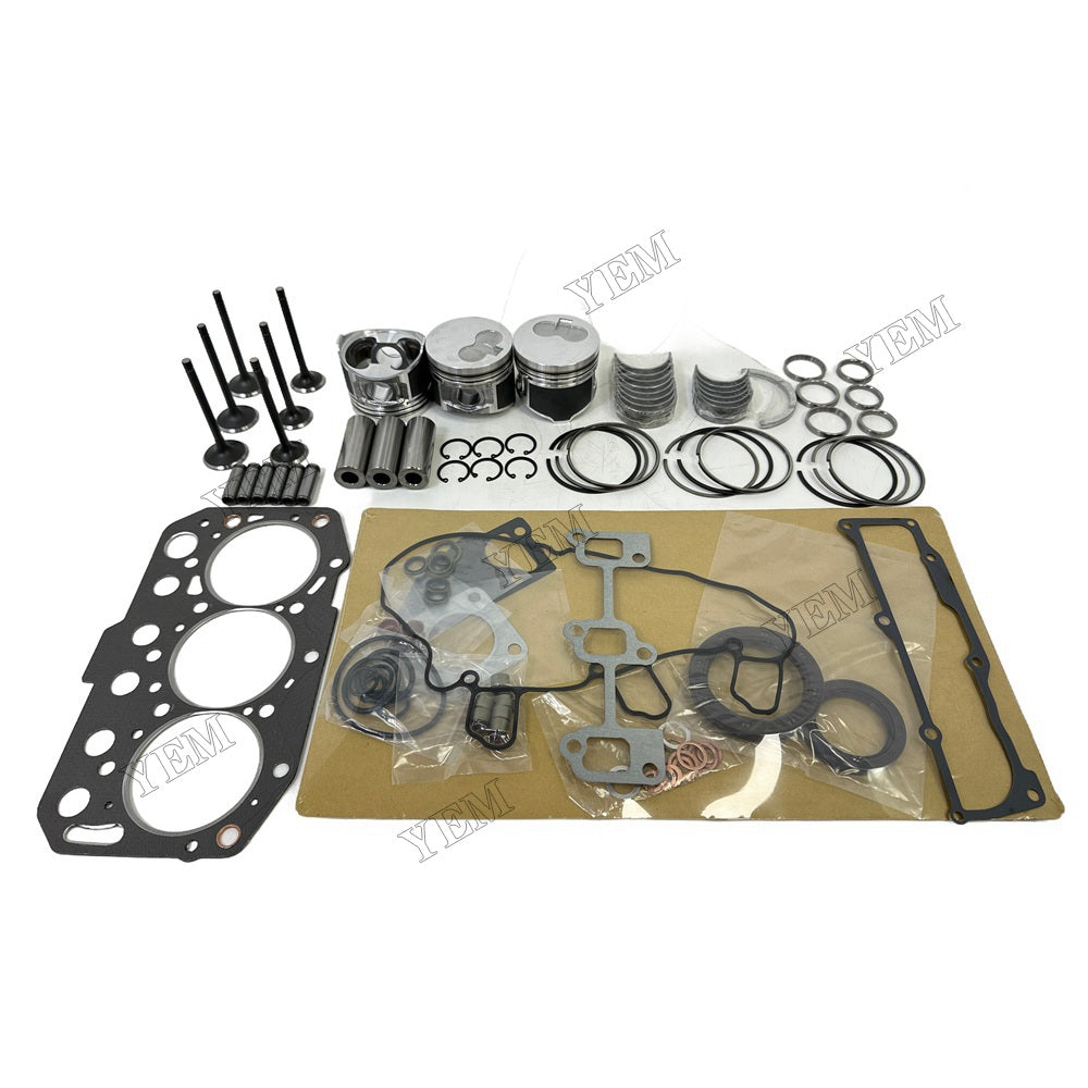 3TNM74 Overhaul Rebuild Kit For Yanmar Engine Piston Ring Gasket Bearing