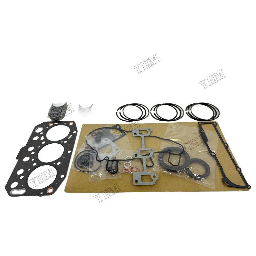 For Yanmar 3TNV70 Overhaul Re-ring Kit Repair Part Engine Piston Ring Gasket
