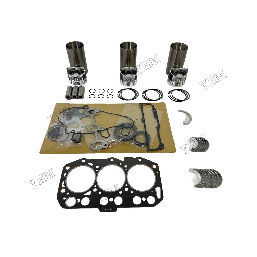 For Yanmar 3TNV80 Overhaul Repair Kit Engine Part Engine Piston Ring Gasket