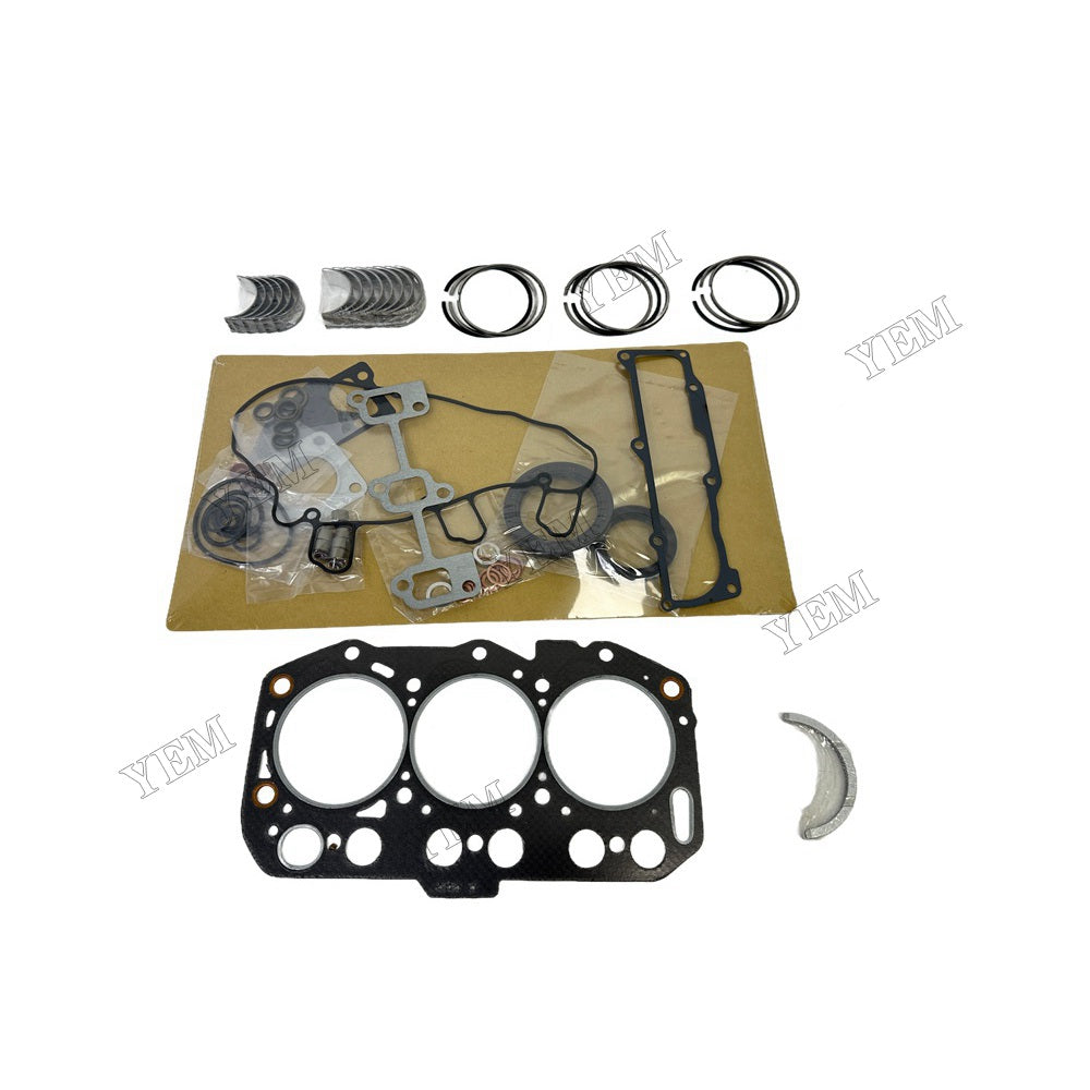 For Yanmar 3TNV80 Overhaul Re-ring Kit Repair Part Engine Piston Ring Gasket