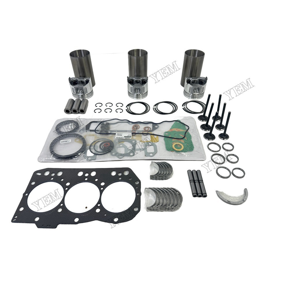 For Yanmar 3TNV82A Overhaul Kit Engine Part Engine Piston Ring Gasket Bearing