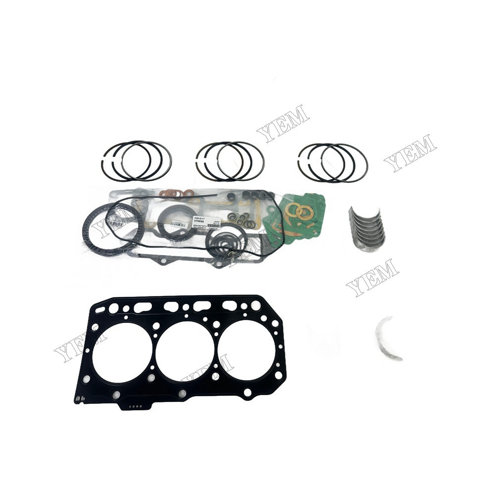For Yanmar 3TNE88 Overhaul Re-ring Kit Repair Part Engine Piston Ring Gasket
