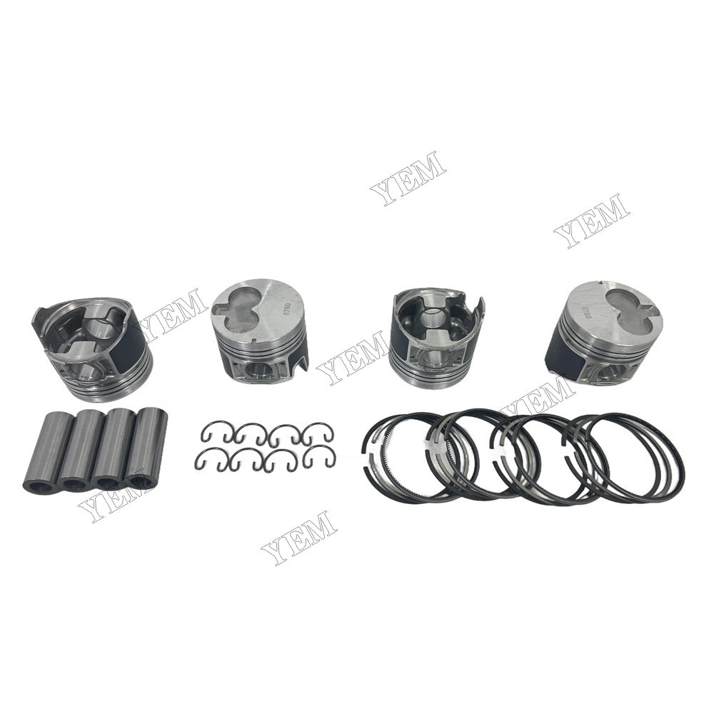 For Isuzu 4LE2-DI Overhaul Rebuild Kit Repair Part Gasket Piston Set