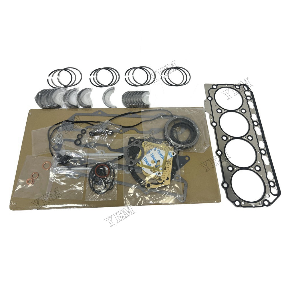 For Yanmar 4TNE86 Overhaul Re-ring Kit Engine Part Engine Piston Ring Gasket