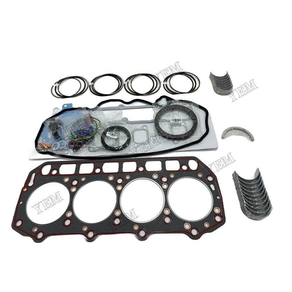 4TNE92 Overhaul Re-ring Kit For Yanmar Engine Kit Engine Piston Ring Gasket
