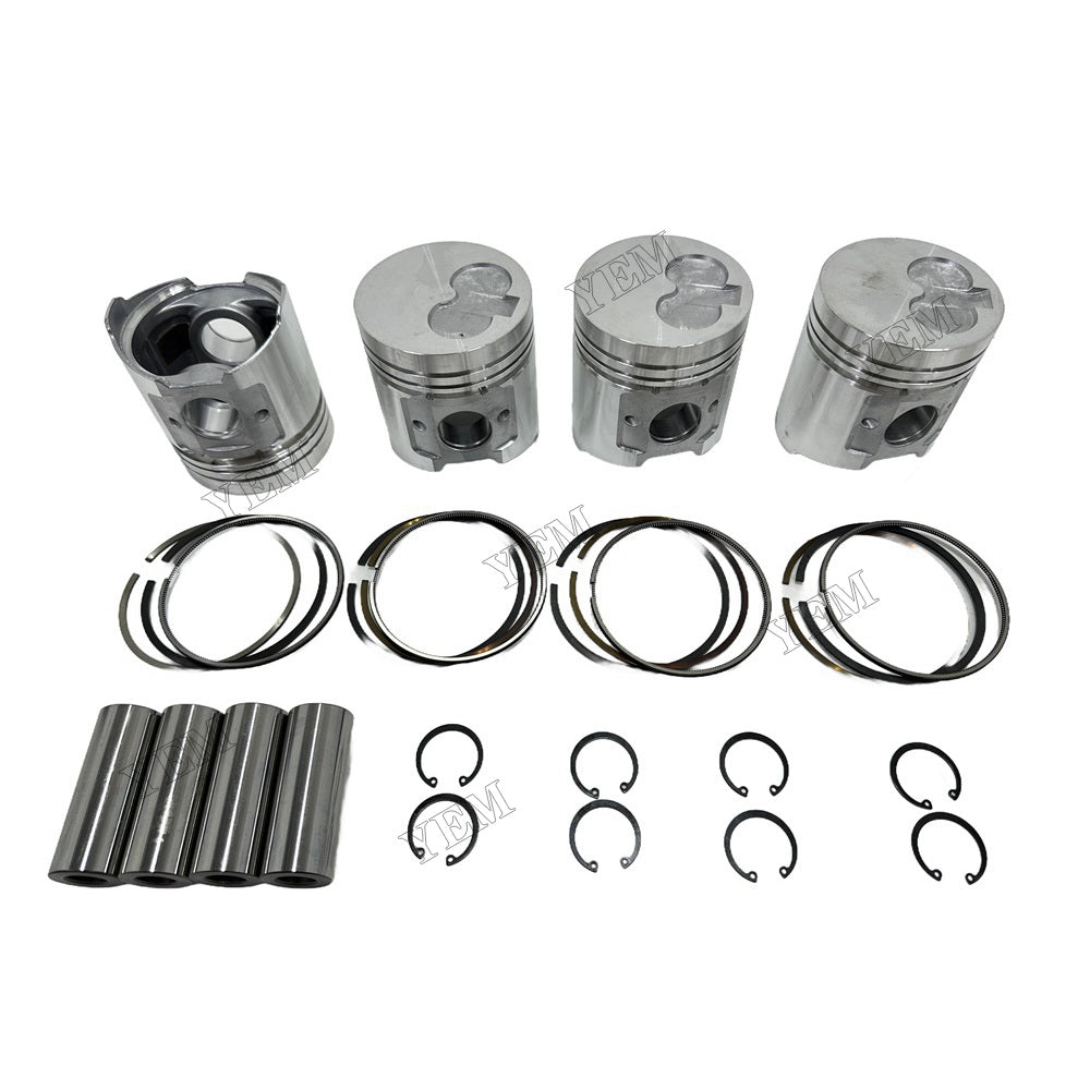 For Yanmar 4TNE94 Piston Kit Ring Repair Part Engine Rebuild Kit