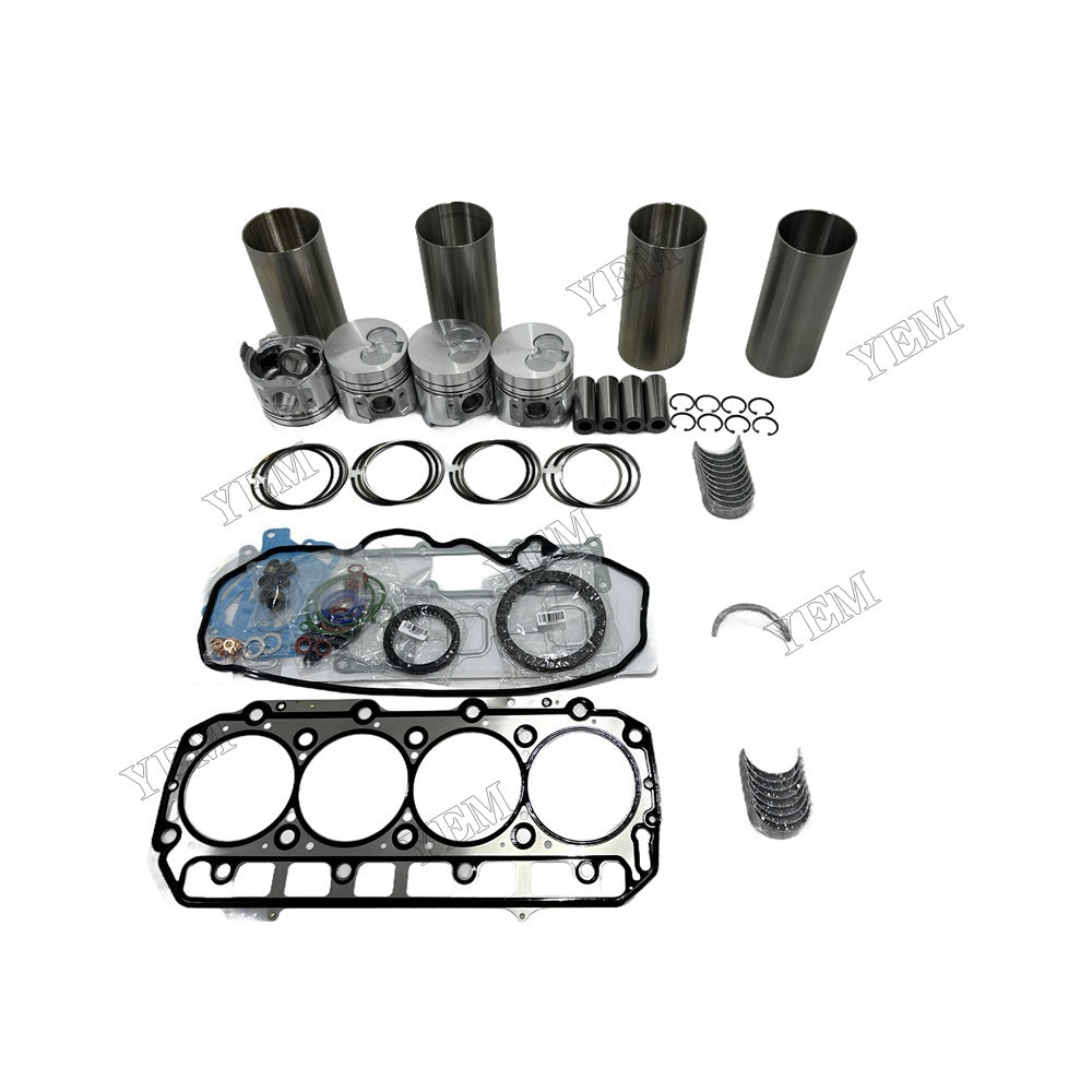 For Yanmar 4TNE98 Overhaul Rebuild Kit Repair Part Gasket Piston Set