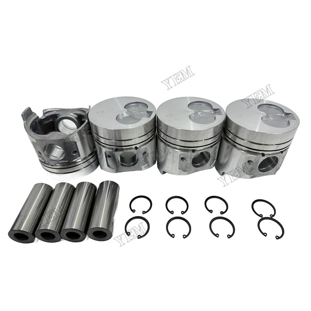 For Yanmar 4TNE98 Piston Kit & Ring Engine Part Rebuild Parts