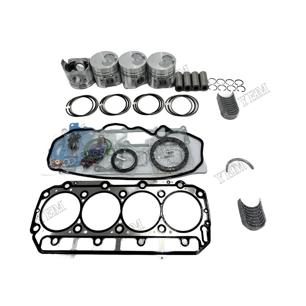 4TNE98 Overhaul Re-ring Kit For Yanmar Gasket Piston Set
