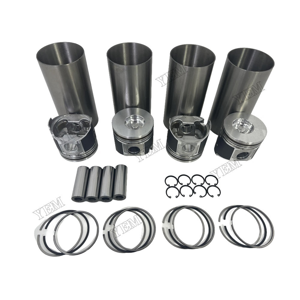 New 4TNC88 Engine Overhaul Rebuild Kit Compatible with for Yanmar 4TNC88L-RB Engine B50 Excavator Piston 129001-22081