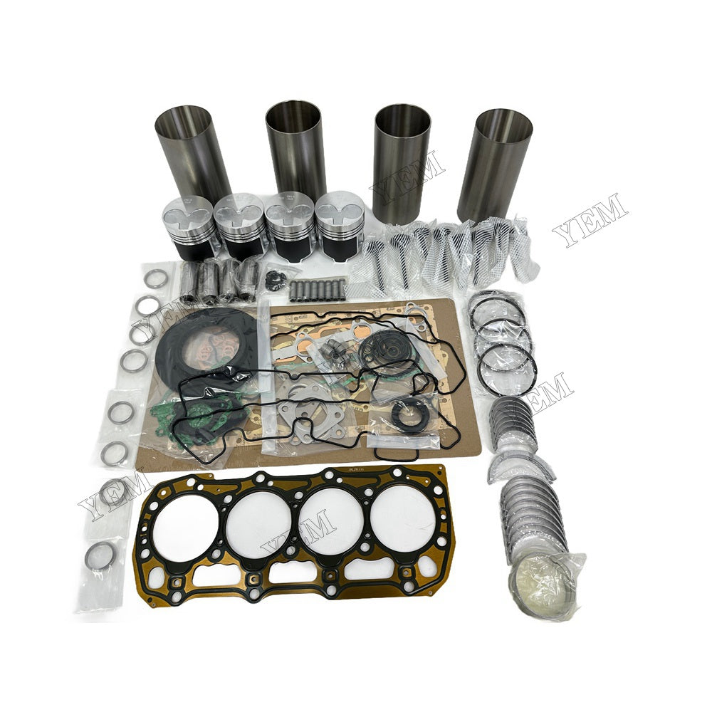 For Perkins 404D-22T 104-22 404C 2.2 Engine Parts Cylinder Liners Piston Valves Cylinder Liners Piston Valves Full Gasket Kit