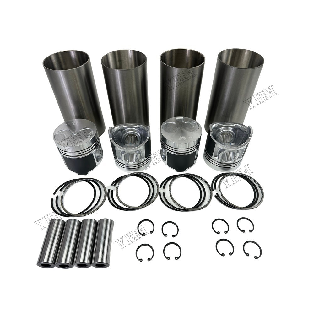 For Perkins 404D-22T 104-22 404C 2.2 Engine Parts Cylinder Liners Piston Valves Cylinder Liners Piston Valves Full Gasket Kit